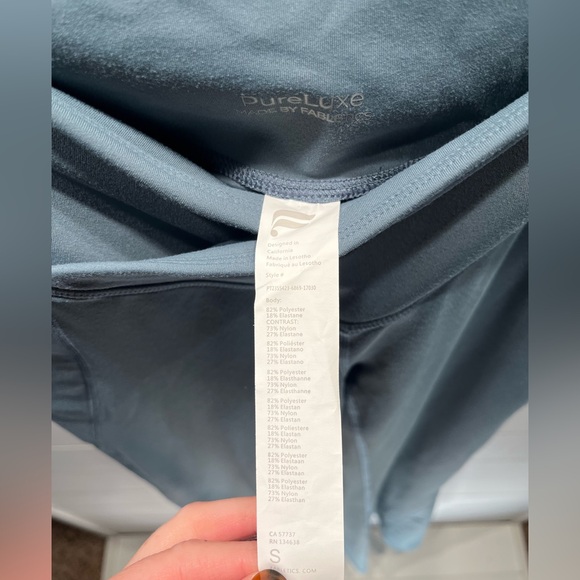 Fabletics PureLuxe high waisted crossover flares - Picture 6 of 9